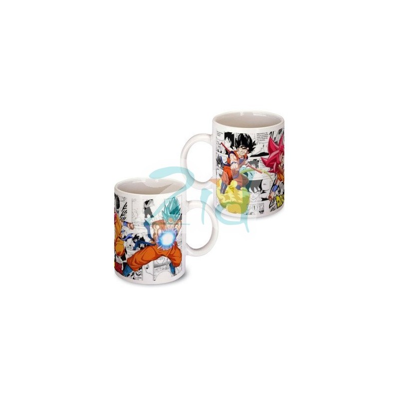 TAZA DRAGON BALL SUPER - GOKU - FONDO MANGA 11oz